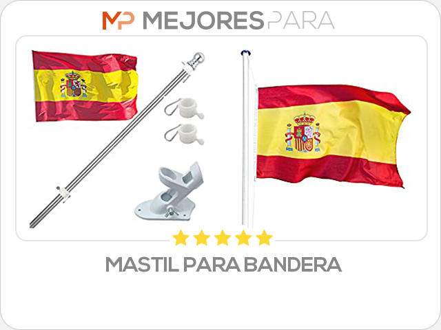 mastil para bandera