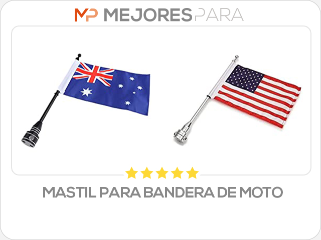 mastil para bandera de moto