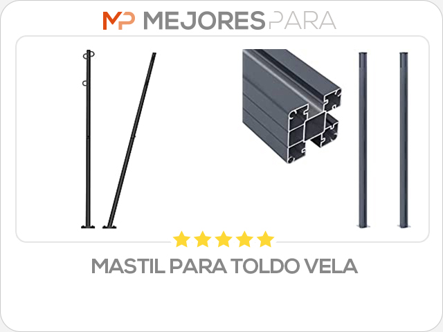 mastil para toldo vela