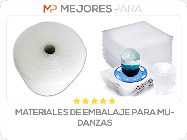 materiales de embalaje para mudanzas