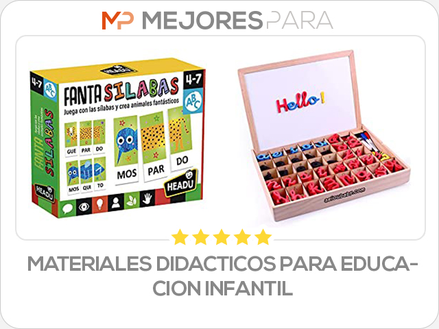 Materiales didacticos para Educacion Infantil