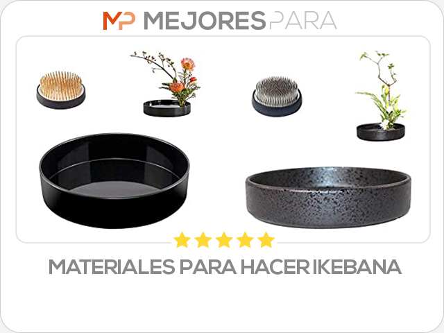 materiales para hacer ikebana