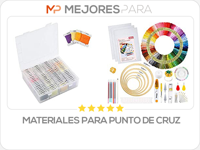 materiales para punto de cruz