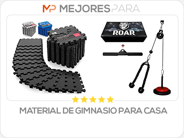 material de gimnasio para casa