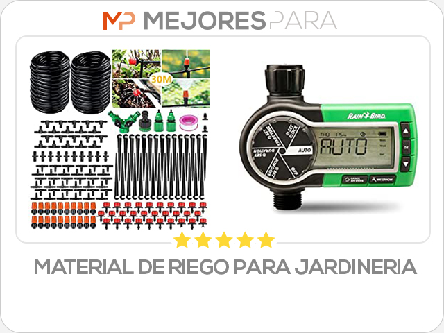 material de riego para jardineria