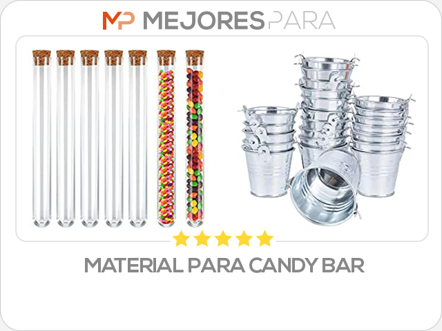 material para candy bar