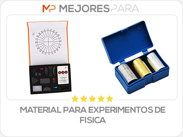 material para experimentos de fisica