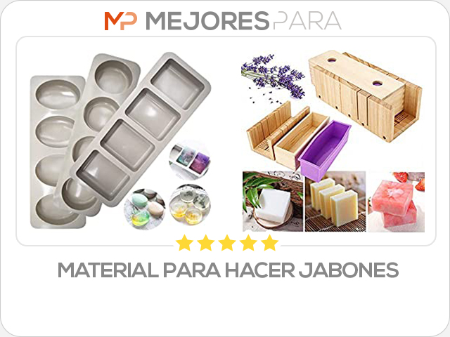 material para hacer jabones