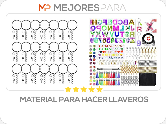 material para hacer llaveros