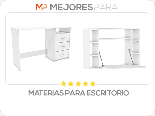 materias para escritorio