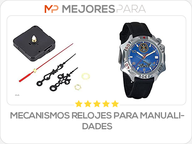 mecanismos relojes para manualidades