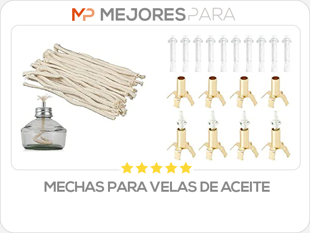 mechas para velas de aceite