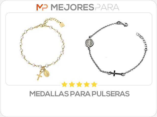 medallas para pulseras