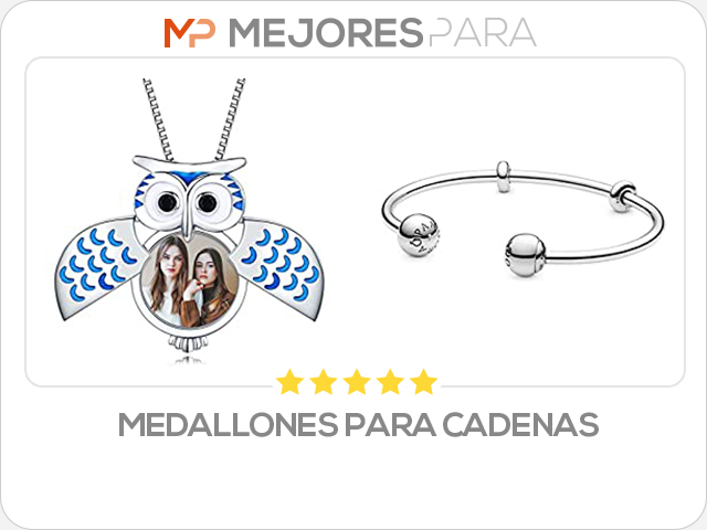 medallones para cadenas