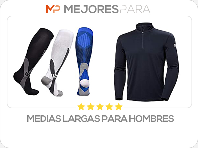 medias largas para hombres