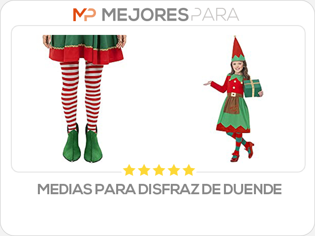 medias para disfraz de duende