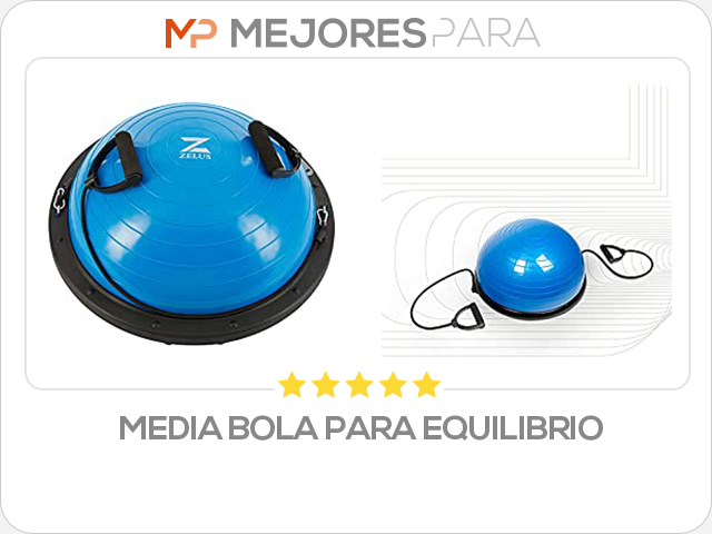 media bola para equilibrio