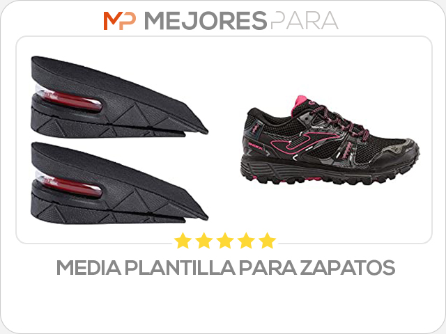 media plantilla para zapatos