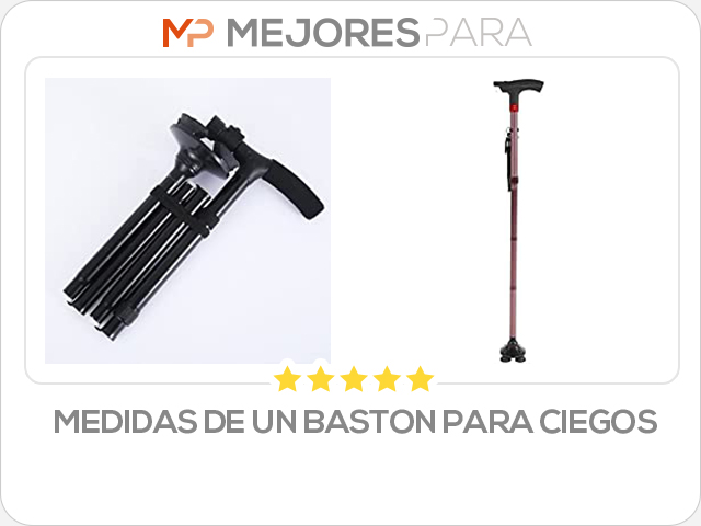 medidas de un baston para ciegos