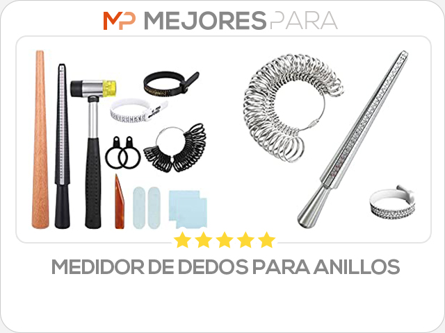 medidor de dedos para anillos