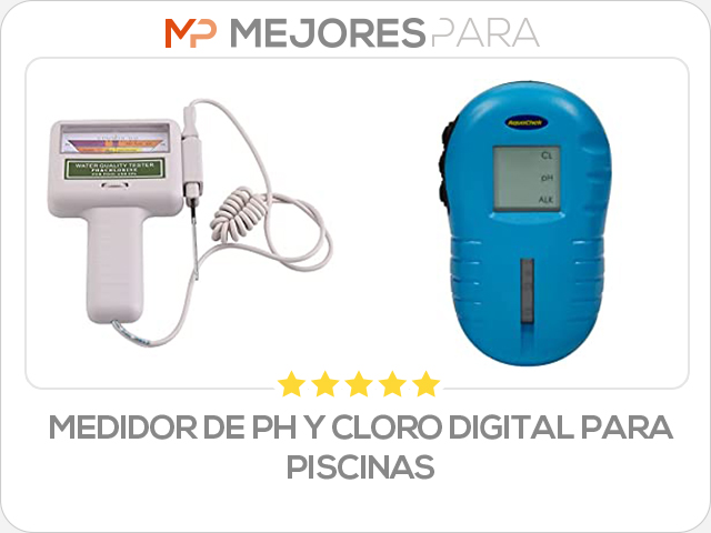 medidor de ph y cloro digital para piscinas