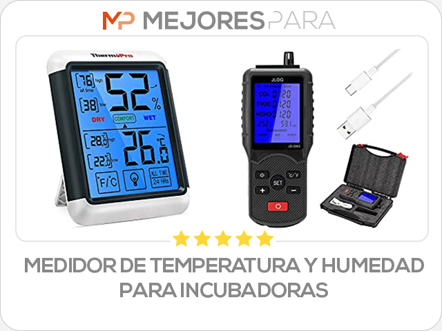 medidor de temperatura y humedad para incubadoras