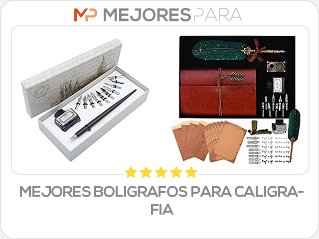 mejores boligrafos para caligrafia