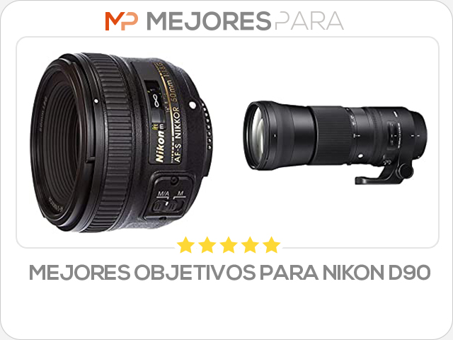 mejores objetivos para nikon d90