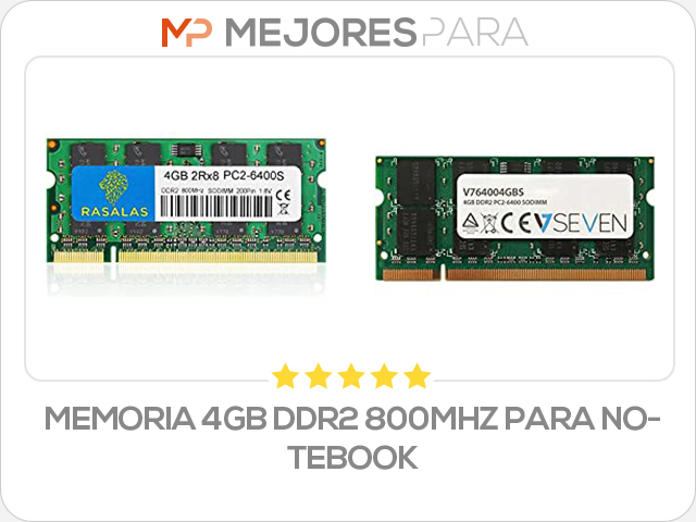 memoria 4gb ddr2 800mhz para notebook