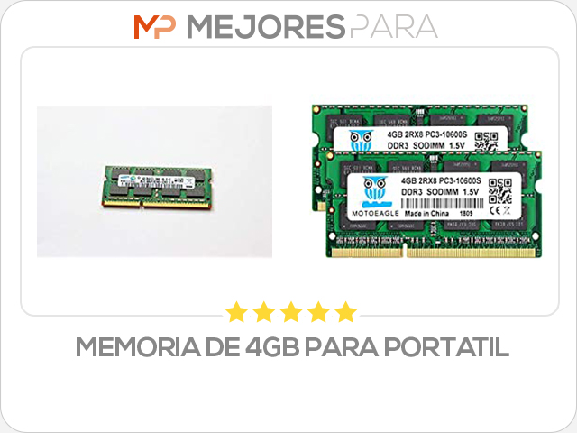 memoria de 4gb para portatil