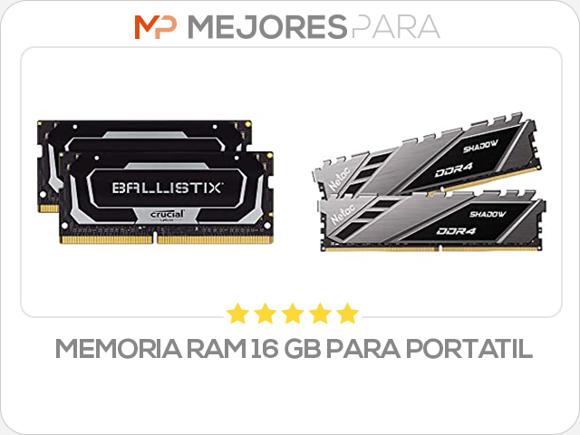 memoria ram 16 gb para portatil