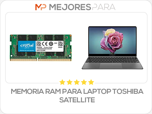 memoria ram para laptop toshiba satellite