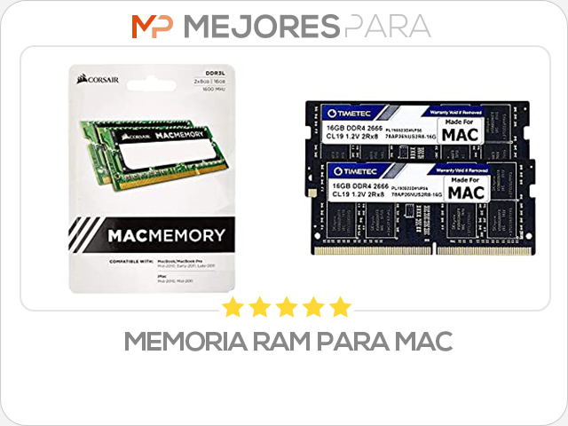 memoria ram para mac