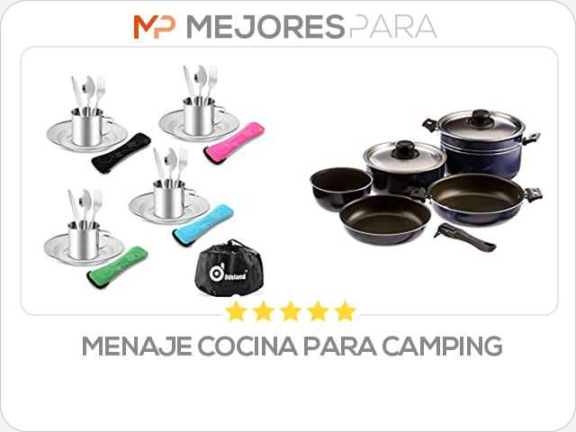 menaje cocina para camping