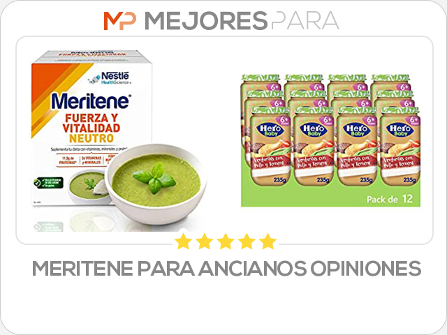 meritene para ancianos opiniones