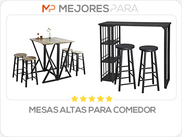 mesas altas para comedor