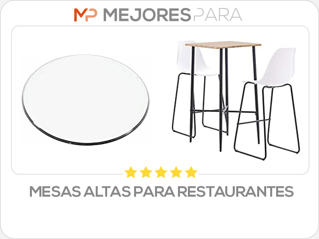 mesas altas para restaurantes