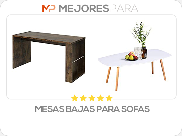 mesas bajas para sofas