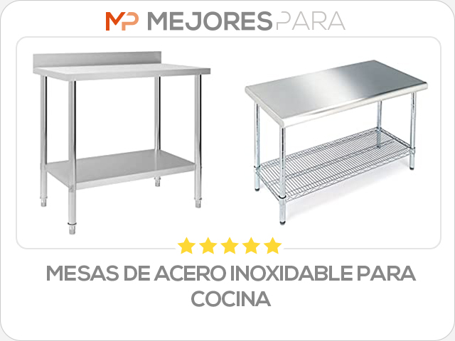 mesas de acero inoxidable para cocina