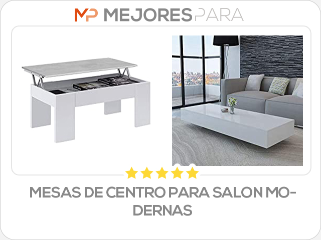 mesas de centro para salon modernas