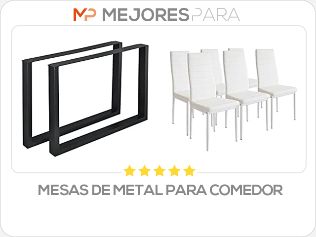 mesas de metal para comedor