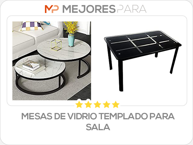 mesas de vidrio templado para sala