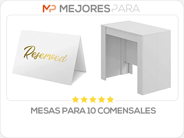 mesas para 10 comensales