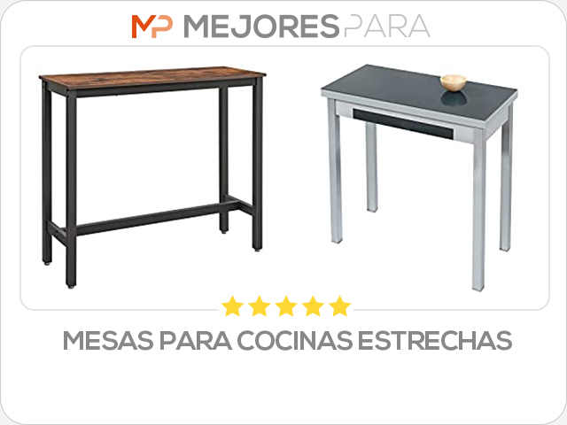 mesas para cocinas estrechas