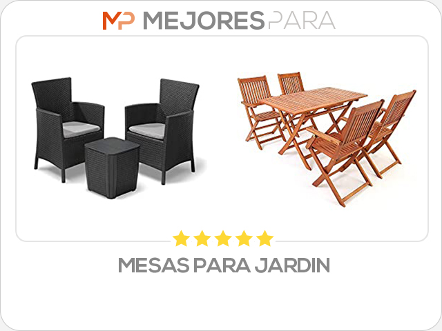 mesas para jardin