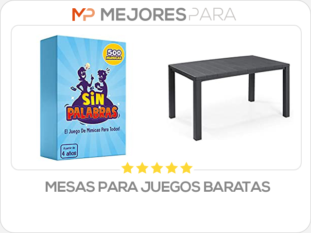 mesas para juegos baratas