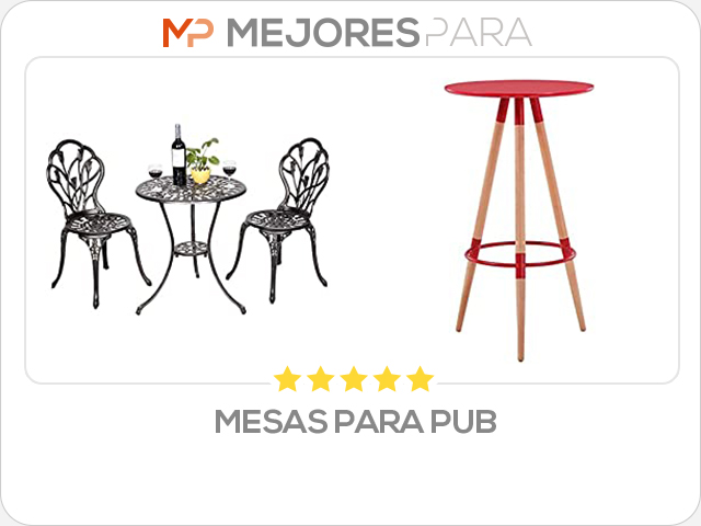 mesas para pub