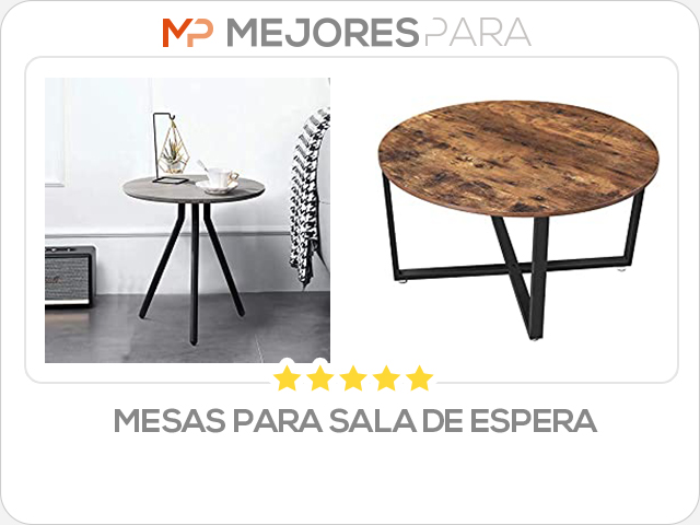 mesas para sala de espera