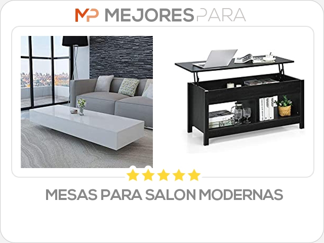 mesas para salon modernas