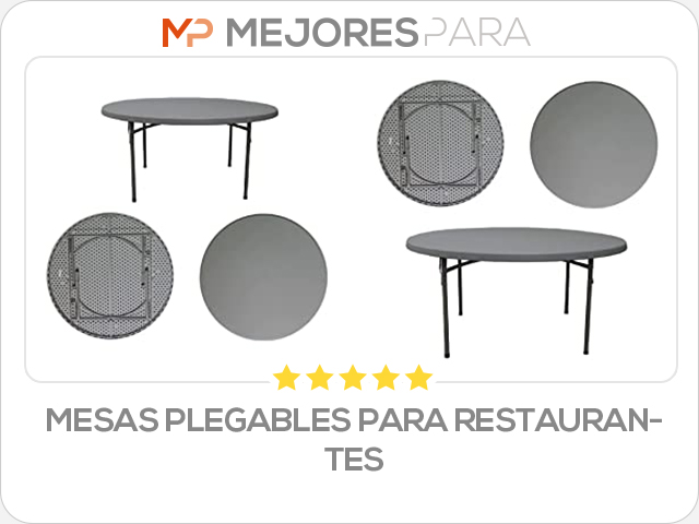 mesas plegables para restaurantes